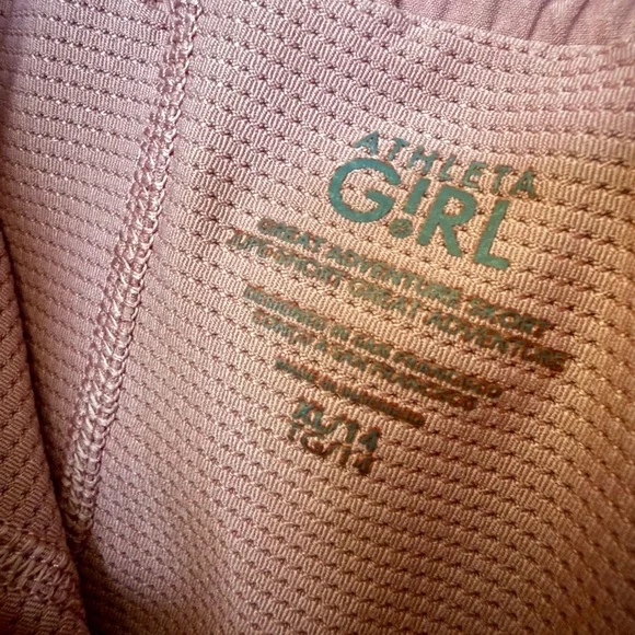 Athleta Girl Great Adventure Skort with Utility Cargo Pocket Muted Dusty Rose - Picture 9 of 11